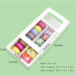 Boîtes d'emballage personnalisées de luxe, cadeau alimentaire, biscuits, macarons, emballage en papier - Product Image 2