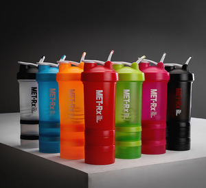 2025 yeni toptan spor salonu <span class=keywords><strong>Blender</strong></span> su şişesi BPA ücretsiz plastik Protein tozu <span class=keywords><strong>Shaker</strong></span> ile mikser topu - Product Image 4