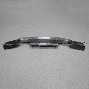 PSM Style Carbon Fiber Rear Bumper Lip Fins Spoiler Winglet <b>Splitter</b> Diffuser for BMW F30 Upgrade an M3 - Product Image 4