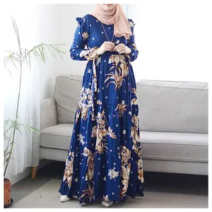 Nuovo Design moda islamica turca abbigliamento donna abito musulmano Plus Size Ladies Abaya abiti lunghi