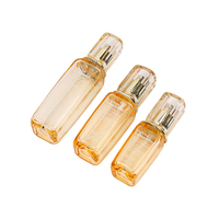 Bouteilles cosmétiques de luxe en PET rechargeables et vides, haut de gamme, avec pompe pulvérisatrice et impression sérigraphique, en gros, de Guangdong