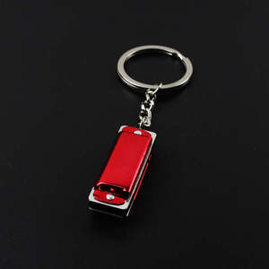 Mini armónica llavero colgante encanto armónica llaveros para regalos de recuerdo - Product Image 2