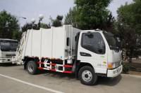 Camion Compacteur à Ordures Diesel Cummins Euro 3 de 7m EQ1080SJ8BDB 4x2 Boîte Manuelle Véhicule de Collecte des Déchets Moteur de Pompe 1