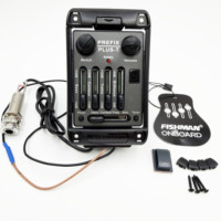 HIVE Système de préampli piezo 4 bandes EQ de haute qualité avec accordeur intégré et anti-retour pour guitare folk