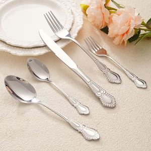 Modern Luxury Royal <b>Cutlery</b> <b>Set</b> for Restaurants Weddings Stainless Steel Knives Forks Spoons <b>Cutlery</b> <b>Set</b> - Product Image 1