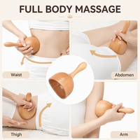 Rouleau de massage en bois de hêtre 100% naturel, outil de thérapie personnalisé avec logo pour la relaxation musculaire, masseur spa portatif écologique