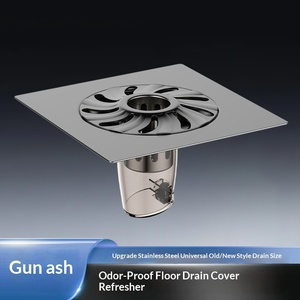 Filtre anti-odeur universel en acier inoxydable pour drain de sol, toilettes et tuyaux <span class=keywords><strong>d</strong></span>'égout de salle de bain - Product Image 6