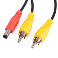 Adaptateur de module sans fil 2.4G récepteur émetteur vidéo RCA pour système de recul de voiture sans fil longue portée