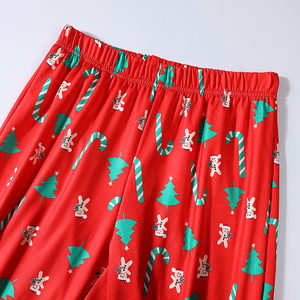 Nouvelle Collection 2023 Pyjamas Famille Rouge Parent-Enfant Quatre Pièces Ensemble Vêtements de Détente <span class=keywords><strong>Noël</strong></span> à Domicile Livraison Directe - Product Image 6