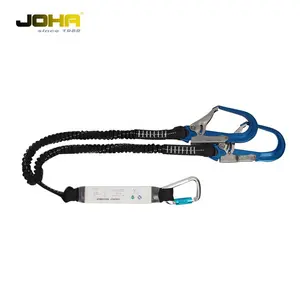 Nieuw Type Flexibele Inklapbare Valbescherming Energieabsorber Dubbele Lanyard