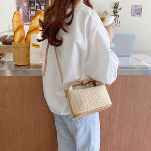 Wholesale Summer Fashion <b>Hand</b> Bag Leisure Holiday One Shoulder Cross Beach Bag pp Straw Purses Lady Girl <b>Mini</b> Clutch Bag - Product Image 5
