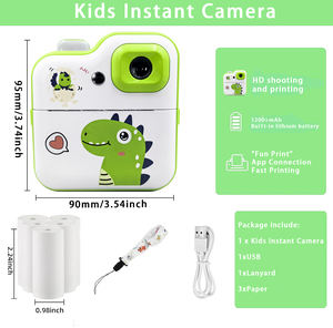Mini cámara de impresión para niños, cámara para niños, 1080p, pantalla de 2,4 pulgadas, cámara de vídeo Digital para niños, térmica - Product Image 5