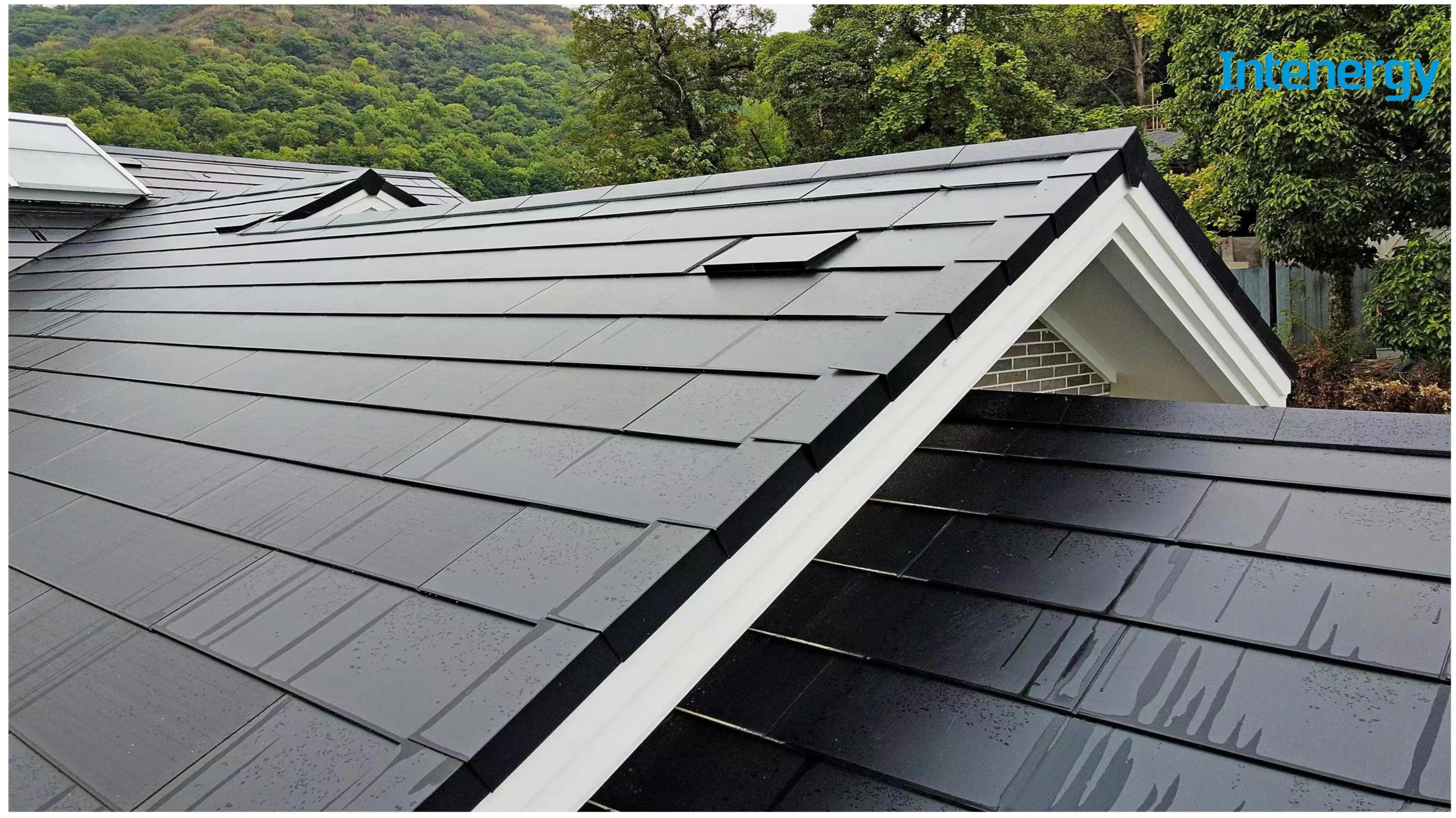 Intenergy Solar Eclipses Roof Tiles 35w for Housetop Roof