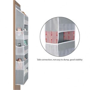 Over the Door <b>Storage</b> Organizer With 5 Large Pockets <b>Collapsible</b> Door Hanging Organizers and <b>Storage</b> for Cosmetics Toys Sundries - Product Image 5
