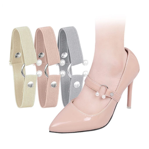 1 Paio di <span class=keywords><strong>Lacci</strong></span> <span class=keywords><strong>per</strong></span> <span class=keywords><strong>Scarpe</strong></span> da Donna <span class=keywords><strong>per</strong></span> Tacchi Alti, Cinturino Elastico Regolabile, Elegante Supporto Antiscivolo <span class=keywords><strong>per</strong></span> Caviglia - Product Image 1