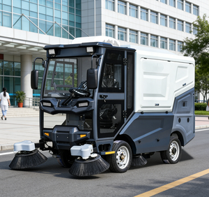 Barredora <span class=keywords><strong>de</strong></span> Pisos con Tracción en las Cuatro Ruedas, Motor y Cepillo Hidráulico con Elevación Eléctrica, Acción <span class=keywords><strong>de</strong></span> Seguridad Sensible - Product Image 4