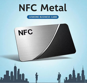 CMYK imprimant des cartes magnétiques de PVC pour la mini étiquette d'adhésion de VIP et d'affaires avec la puce de la communication 1k de <span class=keywords><strong>NFC</strong></span> pour des hôtels - Product Image 2