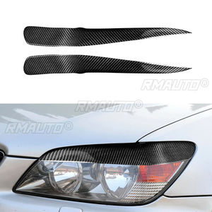1 par de cubiertas de fibra de carbono real para faros delanteros de coche, para Lexus IS200 1998 1999 2000 2001 2002 2003 2004 2005 - Product Image 1