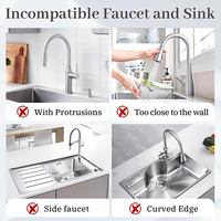 Tapete de Silicona para Grifo de Fregadero, Protector Contra Salpicaduras, Diseño Extendido 60x14x2.1cm, Estilo Clásico