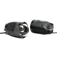 GPNE 54W Lentille à haute transmittance Objectif de projecteur LED antibrouillard Retrofit GF6 + 1 3 pouces Hi Low Beam 6000K Objectif de projecteur de voiture