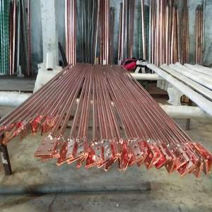 Hochwertiger kunden spezifischer Fabrik preis Kupfer gebundene Erdung stange Verkleidete Stahl erdung stange <span class=keywords><strong>Bulk</strong></span> Beste Qualität Produkt kategorie Kupfers tangen - Product Image 2