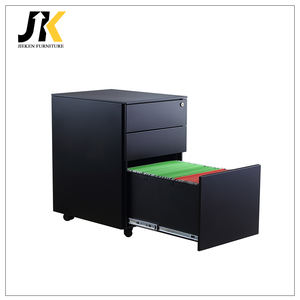 Armoires de classement mobiles en acier à 3 tiroirs, armoire de rangement pour documents de bureau avec roulettes pour la maison, le bureau ou l'entrepôt - Product Image 3