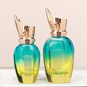 Fabrieksprijs 50Ml Kleur Gradiënt Glazen Parfumfles 30Ml Aanpassen Glazen Geurfles Geurige Fles Te Koop