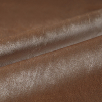 Tissu en velours italien de luxe, doux, brillant, en polyester, pour robe, canapé, rideau, coussin décoratif