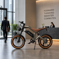 Vélo électrique tout-terrain à pneus larges M20 750W 48V 15.6Ah VTT électrique Stock USA UE 7 vitesses Vente en gros E-bike OEM ODM PROMO