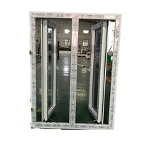 Ventanas Abatibles de PVC/UPVC de Diseño Profesional y Estilo Europeo, Bajo Costo, Certificación CE
