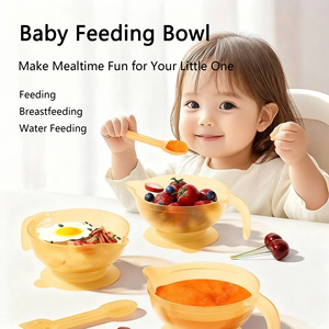 Tazón <span class=keywords><strong>de</strong></span> Comida <span class=keywords><strong>para</strong></span> Bebés al por Mayor con Cuchara, Logotipo Personalizado, Juego <span class=keywords><strong>de</strong></span> Alimentación Infantil <span class=keywords><strong>de</strong></span> Grado Alimenticio <span class=keywords><strong>para</strong></span> Recién Nacidos, Especializado <span class=keywords><strong>para</strong></span> <span class=keywords><strong>Cereal</strong></span> <span class=keywords><strong>de</strong></span> <span class=keywords><strong>Arroz</strong></span> y Sopa - Product Image 3