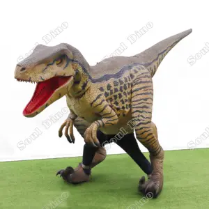 Animatronic Dragon Mascot Realistic Dinosaur Costume for performance