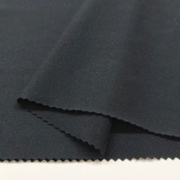 Tela de Punto Interlock Cepillada Cómoda, con Buena Elasticidad, 89% Poliéster, 11% Elastano, para Ropa Deportiva/Activewear, Lisa y Absorbente
