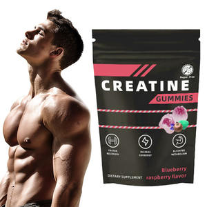 סוכריות גומי ללא סוכר עם קריאטין, אלקטרוליטים, BCAA, לחות, תיקון שרירים, אימונים אינטנסיביים, תוסף תזונה לספורט לגברים בוגרים - Product Image 1