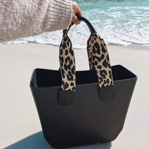 ホット販売カスタム防水EVAシリコンボグバッグレディースファッションサマービーチトートショルダーバッグボウストックあり - Product Image 6