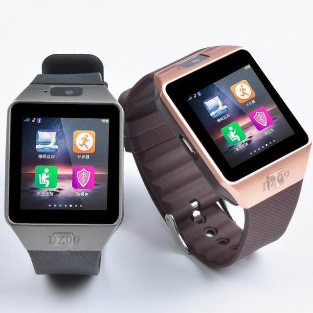 DZ09 Digital HD Color Screen Calling Smart Watches Sport Bracelet Waterproof TF Large Capacity Smartwatch for Android