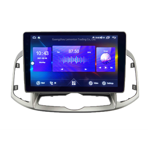 Chevrolet Captiva xe Bảng điều chỉnh đài phát thanh Video fascia khung 10.1 inch GPS navigation Dash Kit Phụ kiện lemondon Đen Android - Product Image 6