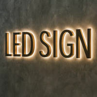 Letras de Canal Acrílicas LED 3D para Exteriores, Letreros para Publicidad Iluminada en Exteriores