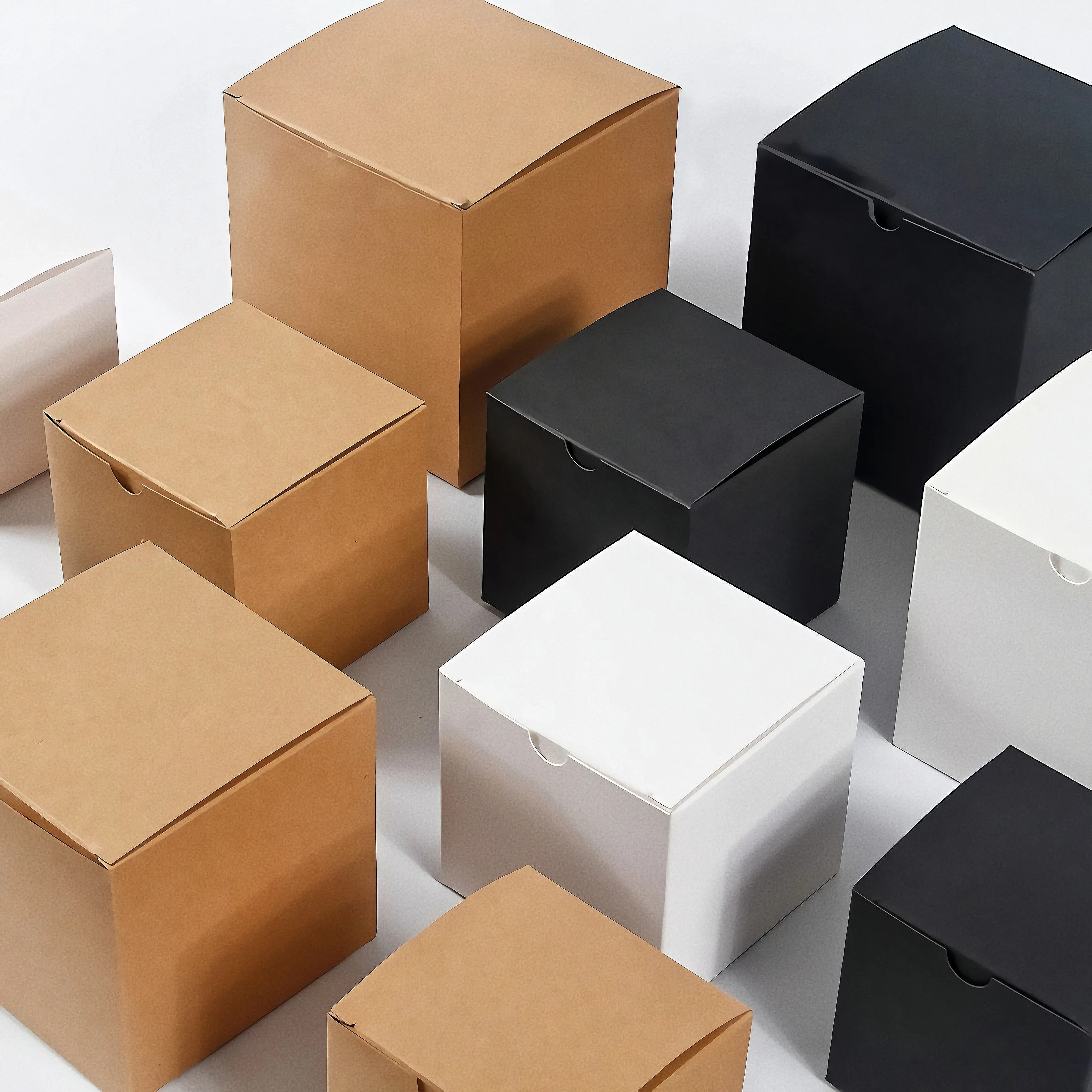 Imballaggio ecologico di prezzi all'ingrosso per l'imballaggio della scatola di Kraft della scatola di imballaggio di valuta della scatola di kraft delle candele