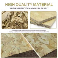 Panneaux OSB de haute qualité et à prix abordable, 8mm, 9mm, 12mm, 18mm, pour la distribution de matériaux de construction à l'étranger, stock disponible