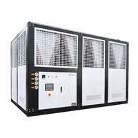Refroidisseur à vis double tête Ding Yuan DY-FSQ120A 120HP à double compresseur 380V refroidi par air pour la réfrigération industrielle et civile