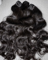 Cheveux humains indiens naturels, cheveux bouclés crépus, extensions de cheveux humains indiens vierges, cheveux indiens bruts
