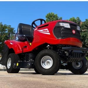 Tracteur <span class=keywords><strong>tondeuse</strong></span> à essence autoporté avec plateau de coupe pour l'entretien des pelouses de grandes propriétés - Product Image 1