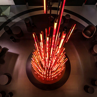 Lumières à flamme dynamique pour intérieur et extérieur, centre commercial, plaza, lumières variables programmables, installation artistique