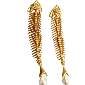 Pendientes de Hombro con Perlas Barrocas en Forma de Espina de Pescado, Elegantes, Simples y Generosos, Estilo Retro, Literario y Artístico - Product Image 5