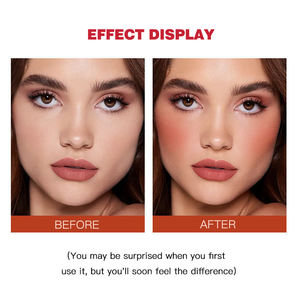 Fard à joues minéral naturel à vente chaude, contrôle du sébum, anti-cernes, haute pigmentation, 6 couleurs, imperméable, longue durée, crème mate - Product Image 5