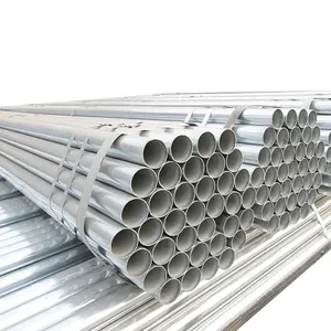 ASTM A106 Sch 40 ERW GI Iron Tube ASTM A53 Gr. B Large diameter coated galvanized metal steel pipe For Construction
