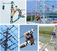 Pince de tension pour câble de ligne de distribution d'énergie aérienne