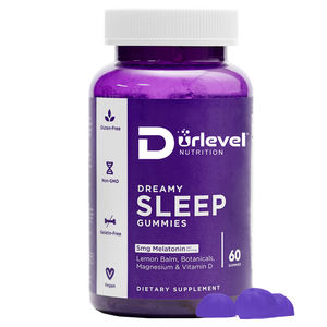 Gomitas para Dormir Premium con Magnesio y Bálsamo de Limón para Apoyo a la Relajación, Certificación Halal, 60 Gomitas/Botella, Servicio de Marca Personalizada - Product Image 1