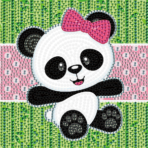 Kits de <span class=keywords><strong>peinture</strong></span> de diamant en cristal pour enfants, <span class=keywords><strong>Panda</strong></span>, Art de diamant, cristal, facile à faire soi-même, <span class=keywords><strong>peinture</strong></span> <span class=keywords><strong>par</strong></span> nombres, Kits de décoration murale pour la maison - Product Image 1